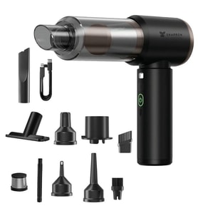 Snapron SNV-3002 80W 7.4V Şarjlı Mini Araç ve Ev Süpürgesi + Çift Filtrasyonlu Çok Fonksiyonlu Temizlik Seti