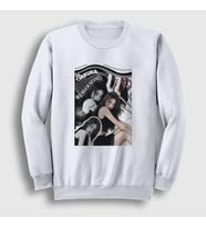 Presmono Unisex Beyaz Sakura K Pop Le Sserafim Sweatshirt 482201tt