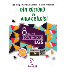 Karekök Yayıncılık Karekök 8. Sınıf Lgs Din Kültürü Ve Ahlak Bilgisi Soru Bankası Akıllı Tahta Uyumludur (yeni) (Çok Renkli)