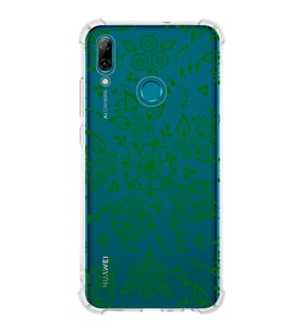 Huawei P Smart 2019  Köşe Korumalı Antişok Kapak Nostalji Desen Tasarımlı Şeffaf  Kılıf