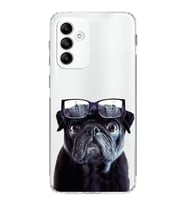 PrintiFy Samsung Galaxy M23 ile Uyumlu Köpek 3 Kamera Korumalı Şeffaf Kılıf