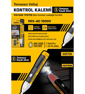 Temassız Voltaj Kontrol Kalemi SGS726 – Güvenli ve Hassas Ölçüm Aracı
