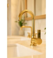Gold Delta Lavabo Bataryası 5 Yıl Garantili Musluk