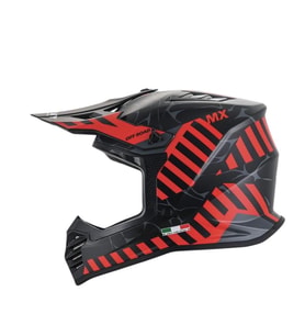 Sway Alert Full Face Tam Korumalı Kask (53-54cm) Siyah - Kırmızı (Siyah-Kırmızı)