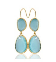 Kadir Jewellery 22 Ayar Altın Kaplama Kadın Sallantılı Küpe -El İşçiliği Ve Hipoalerjenik Küpe