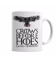 Game Of Thrones Crows Before Hoes GOT Kupa Bardak Porselen