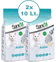 Active Topaklaşan Marsilya Sabunlu Kokulu Kedi Kumu 10 Lt * 2 Adet