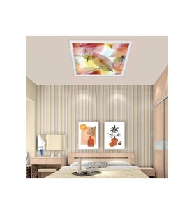 ( 60cm X 60cm ) Büyük Boy Avize, 60 Watt Güçlü Led Aydınlatma - Beyaz (6500 KELVİN) Doğal Işık