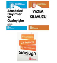 Atasözleri,Deyimler ve Özdeyişler-Yazım Klavuzu-Eş Anlamlı,Zıt Anlamlı ve Eş Sesli Kelimeler Sözlüğü (Karışık)