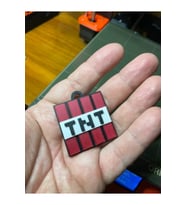 Minecraft TNT Anahtarlık