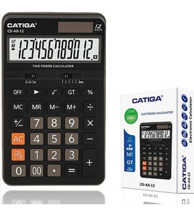 Catiga CD-AX12 Masaüstü 12 Hane Hesap Makinesi-H12