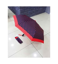 Şemsiye, Otomatik, Puantiye Desenli, Lüks, Şık, Pratik, Hafif, Dayanıklı
