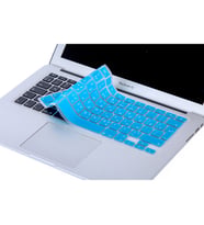 Laptop MacBook Air Pro Klavye Koruyucu 13-15-17inc Arabic UK Baskı A1466 Arapça (Açık Mavi)