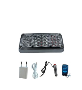 Drs Tuning Tepe çakar lamba 44led kırmızı-mavi kumandalı 119