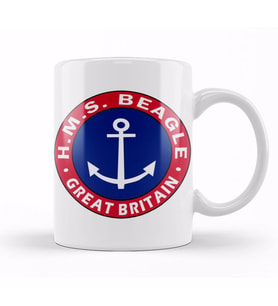 Hms Beagle Kupa Bardak Porselen