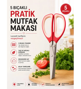 Pionny 5 Bıçaklı Sebze Doğrama Makası