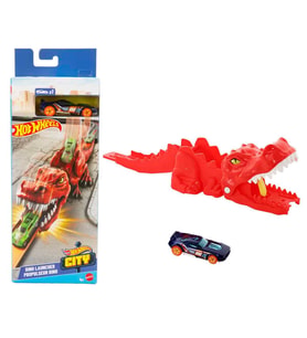 Hot Wheels HW City Nemesis Launcher - Vahşi Fırlatıcılar Dinozor