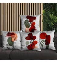 eJOYA Modern Tasarımlı 4'lü Yastık İçi Ve Kırlent Kılıfı 45cm 113708