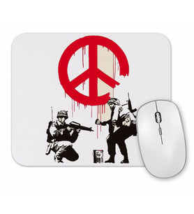 Peace soldiers Mouse Pad