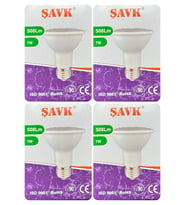 (4 Adet) Şavk 7W 6500K (Beyaz Işık) Par20 E27 Duylu (Kalın Duy) Led Spot Ampul