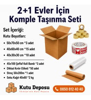 Midi Taşınma Koli Seti 2+1 Evler için