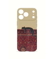 iPhone 17 Pro Max Vorian İnce Kamera Korumalı Mika Kılıf Persian Cat Lounge