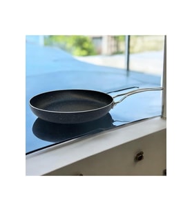 Tuna House Granit Kapaksız Tava 28 cm Siyah