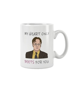 My Heart Only Beets For You Dwight Schrute The Office Baskılı Kupa Bardak
