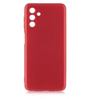 Galaxy A04S Kılıf Kamera Çıkıntılı Soft Silikon (Kırmızı)