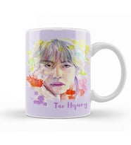 Bts Colorfull Taehyug Kupa Bardak Porselen