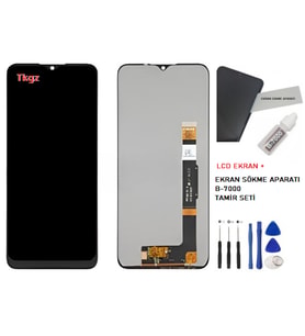 Tkgz - TCL 30SE Uyumlu Lcd Ekran Dokunmatik -A- Kalite + B-7000 + TAMİR SETİ