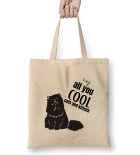 Hey All You Cool Cats And Kittens Bez Çanta Uzun Saplı