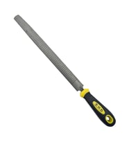 Fixonic B.H.D BHD00421 10mm Plastik Saplı Balık Sırtı Metal Eğe (Ağaç Törpüsü) (Siyah-Sarı)