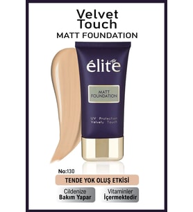 Elite Mat Fondöten Yüksek Kaptacı 130 No