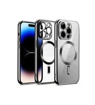 Pilelistore   iPhone 12 Pro Kılıf Kross Magneticsafe Kapak - Gümüş