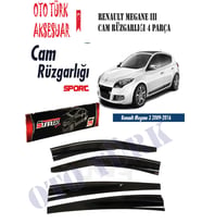 Renault Megane 3 2009 Ve Üstü Mugen Cam Rüzgarlığı Ön-Arka