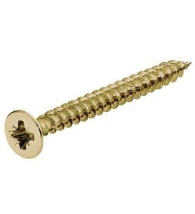 3,5x18 Mm. Havşa Başlı Sunta Mdf Vidası Altın Sarı-200 adet