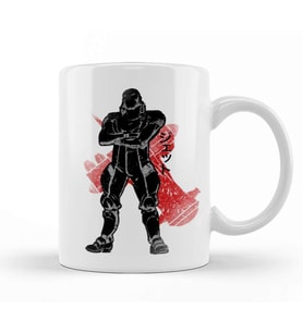 Crimson Cowboy-1 Kupa Bardak Porselen
