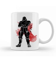 Crimson Cowboy-1 Kupa Bardak Porselen