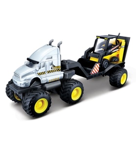Maisto Builder Zone Taşıyıcı Tır Seti - Gri Tır