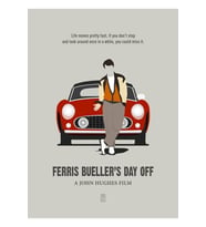 Ferris Bueller'ın Izin Günü Tablo Ahşap Poster Dekoratif