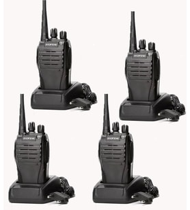 4 adet baofeng BF-999s telsiz seti siyah renk baofeng telsiz 4 adet set baofeng BF-999s el telsizi bf-888s bf-999s zt-v68 Telsiz Walkie Talkie + (KULAKLIK HEDİYELİ)