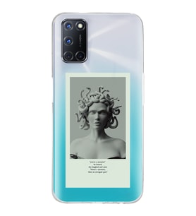 Oppo A52/A72/A92 Uyumlu Medusa Tasarımlı Şeffaf Telefon Kılıfı