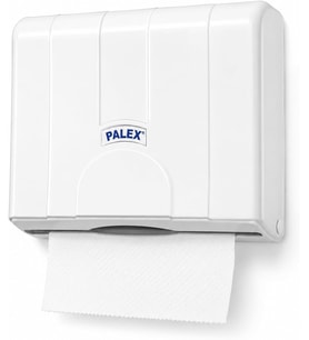 Z-Fold Kağıt Havlu Dispenseri, Beyaz Plastik Duvara Monte Z Katlı Kağıt Havlu Aparatı, Banyo Ofis WC ve Ortak Kullanım Alanları İçin Hijyenik Kağıt Havluluk 25 x 21 x 10 cm