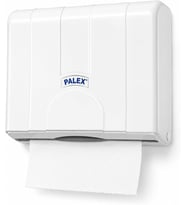 Z-Fold Kağıt Havlu Dispenseri, Beyaz Plastik Duvara Monte Z Katlı Kağıt Havlu Aparatı, Banyo Ofis WC ve Ortak Kullanım Alanları İçin Hijyenik Kağıt Havluluk 25 x 21 x 10 cm