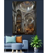 Tarihi Katedral Ve Mimari Detay Dekoratif Kanvas - Mdf Ahşap Tablo