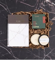  Plan Defter , Mum, Kahve  Hediye Kutusu 