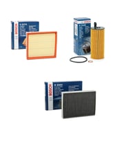 Bosch Filtre Bakım Seti BMW 1 SERİSİ F20 F21 116 d Dizel 2011-2019 Hava + Yağ F. + Polen Filtre Bosch