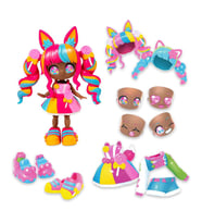 Animakii Bebek ve Aksesuar Seti - Candy ve Bubble Gum