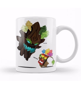 Maokai  Mascara Crash Kupa Bardak Porselen